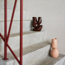 Load image into Gallery viewer, HKliving Organic Espresso Ceramic Vase