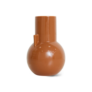 HKliving Caramel Ceramic Vase