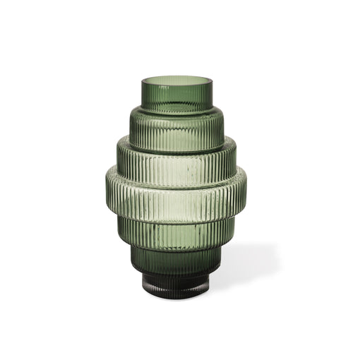 Small Green Steps Vase