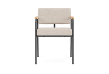 Load image into Gallery viewer, Monday Black Dining Chair With Arms