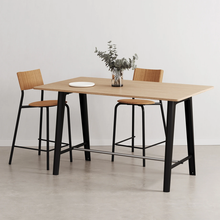 Load image into Gallery viewer, TIPTOE New Modern High Table | Eco-certified Wood
