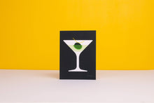 Load image into Gallery viewer, Martini Greetings Card