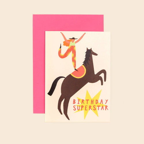 Superstar Birthday Card