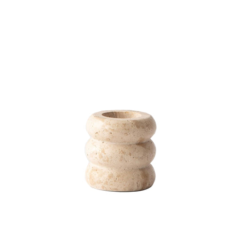 Travertine Candle Holder - M and L
