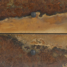 Load image into Gallery viewer, Galaxy Two Drawer Iron Side Table