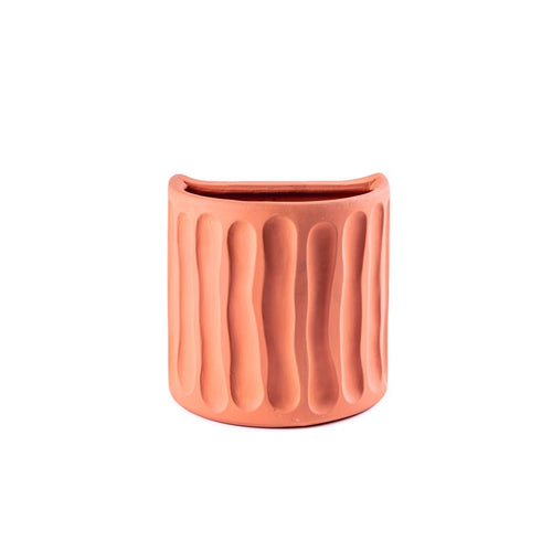 Dorico Terracotta Wall Vase