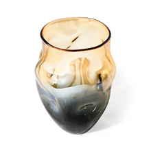 Load image into Gallery viewer, Amber Grey Collision Vase