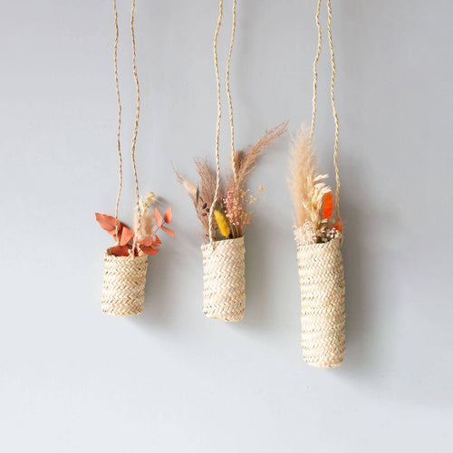 Slim Hanging Dried Flower Baskets