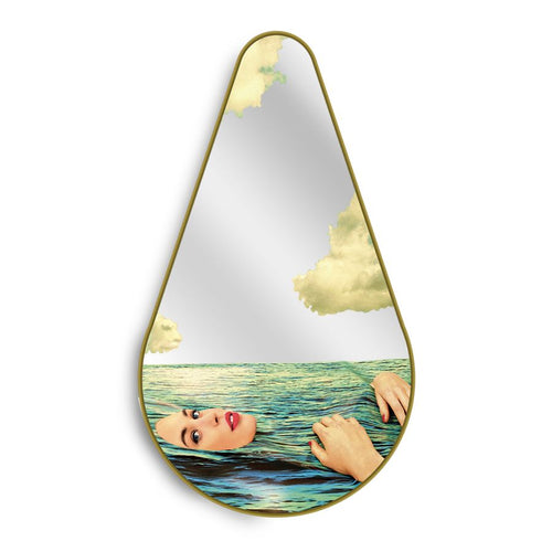 TOILETPAPER Sea Girl Pear Gold Mirror