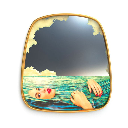 TOILETPAPER Sea Girl Gold Mirror