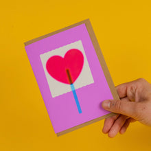Load image into Gallery viewer, Lollipop Greetings Card