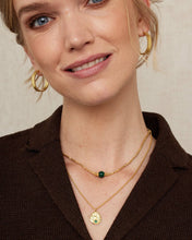 Load image into Gallery viewer, Silvia Gold Hoop Earrings