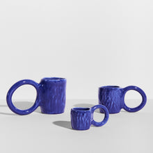 Load image into Gallery viewer, Donut Set Of Two Espresso Cups - Blue