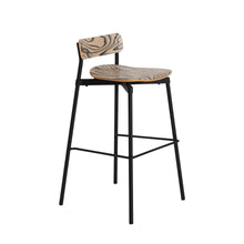 Load image into Gallery viewer, Fromme Wood Bar Stool