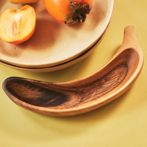 HKLiving Banana Acacia Bowl