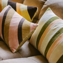 Load image into Gallery viewer, HKLiving Striped Velvet Cushion Fields