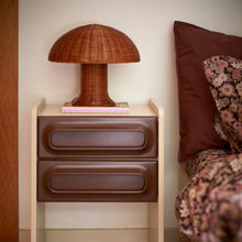 Load image into Gallery viewer, HKliving Natural Brown Rattan Table Lamp