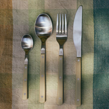 Load image into Gallery viewer, HKliving 70s Cutlery Dessert Spoon - Olive