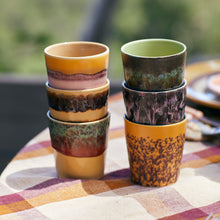 Load image into Gallery viewer, HKliving 70&#39;s Ceramic Coffee Mug Sunset