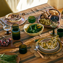 Load image into Gallery viewer, HKliving The Emeralds Tall Wine Glass - Olive