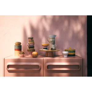 HKliving 70's Ceramic Cape Café Mugs - Set of Four