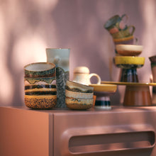 Load image into Gallery viewer, HKliving 70&#39;s Ceramic Harbour Dessert Bowls - Set of Four