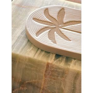 HKliving Palm Stoneware Wall Tile