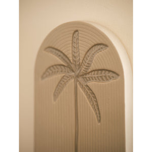 HKliving Palm Stoneware Wall Tile