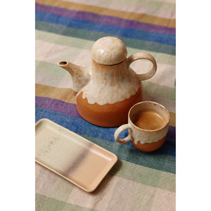 HKLiving 70's Ceramic Dunes Coffee Pot