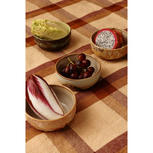 HKLiving 70's Ceramics Tapas Bowls Drift - Set of Four