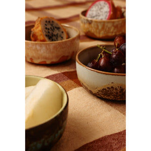 HKLiving 70's Ceramics Tapas Bowls Drift - Set of Four