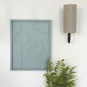 Silence Blue Wall Art