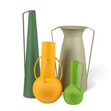 Load image into Gallery viewer, Small Neon Green Roman Vase