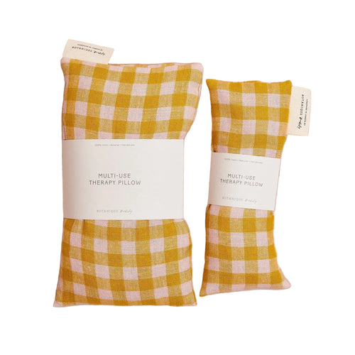 Linen Lavender Eye Pillow - Yellow