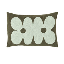 Load image into Gallery viewer, Daisy Brushed Cotton Cushion | Sage