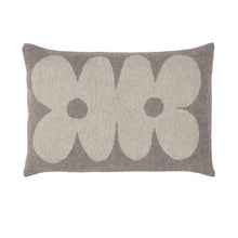Load image into Gallery viewer, Daisy Brushed Cotton Cushion | Brown &amp; Beige