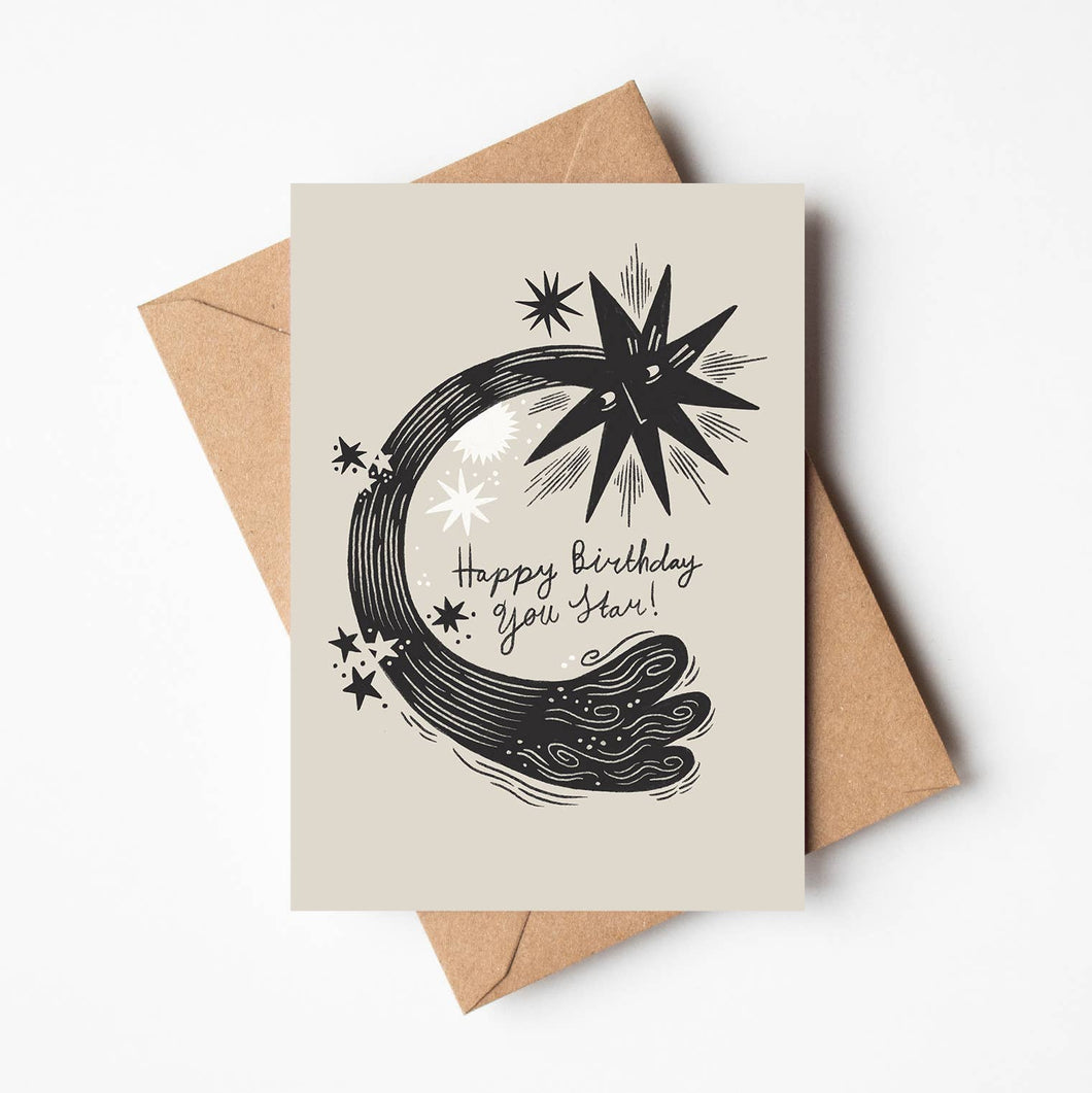 'Happy Birthday You Star' Greeting Card