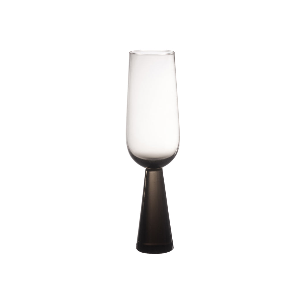 Keops Champagne Flute Glass - Smoke