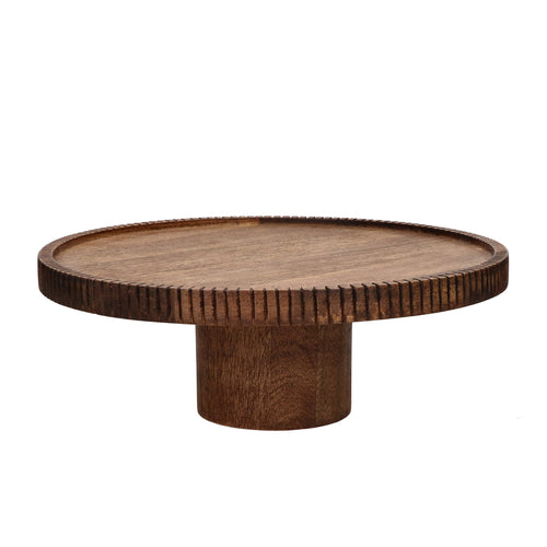 Alphonso Mango Wood Cake Stand