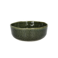 Load image into Gallery viewer, Spiro Dark Green Soup Bowl