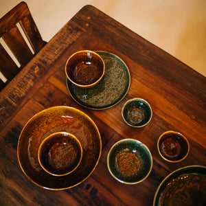 Spiro Dark Green Side Plate