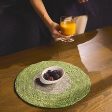 Load image into Gallery viewer, Seagrass Placemats Set of 2 - Dark Green