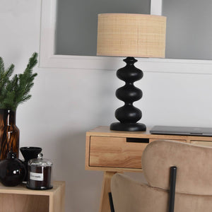 Rafia Natural Moon Lamp Shade
