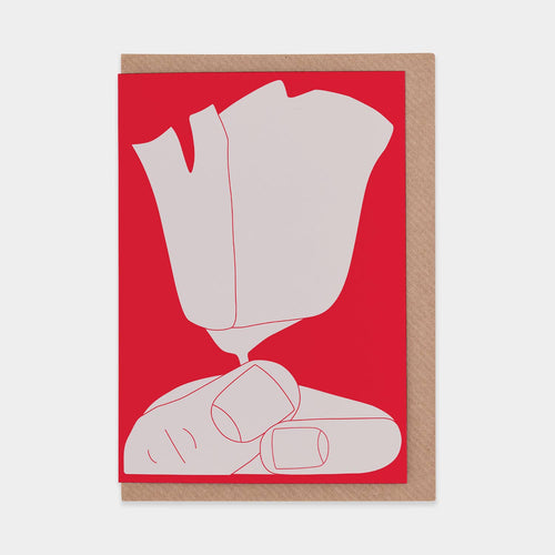 Between Us Greetings Card by Sebastian Curi