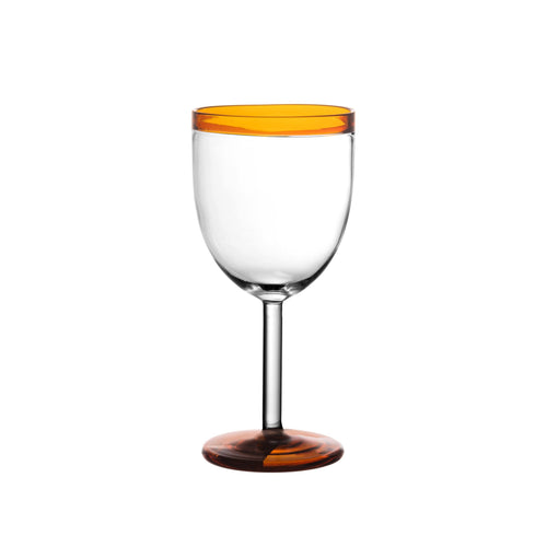 Tarifa Amber Wine Glass