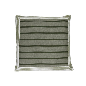 Saint Tropez Linen Square Cushion - Green
