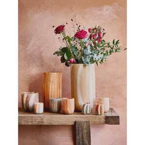 Cannes Large Ivory Glass Vase