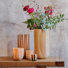 Load image into Gallery viewer, Cannes Medium Ivory Glass Vase