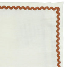 Load image into Gallery viewer, Olive Napkin - Rust Border