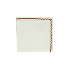 Load image into Gallery viewer, Olive Napkin - Rust Border